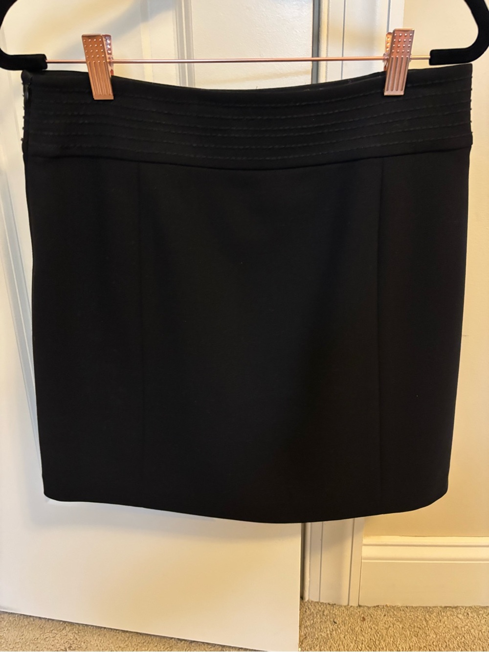 Classic Black Women's Ponte Skirt